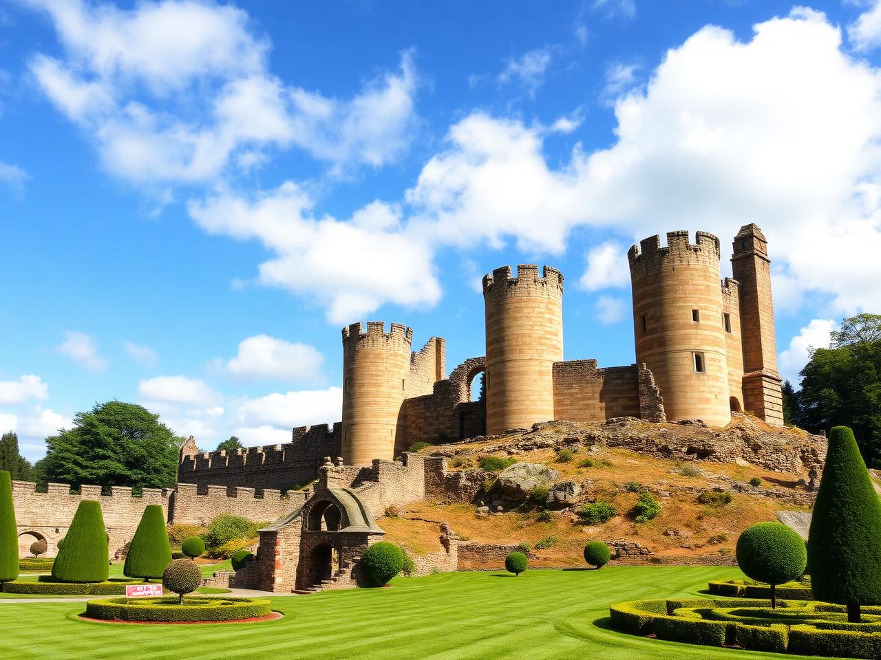 Dirleton Castle, East Lothian, Scotland