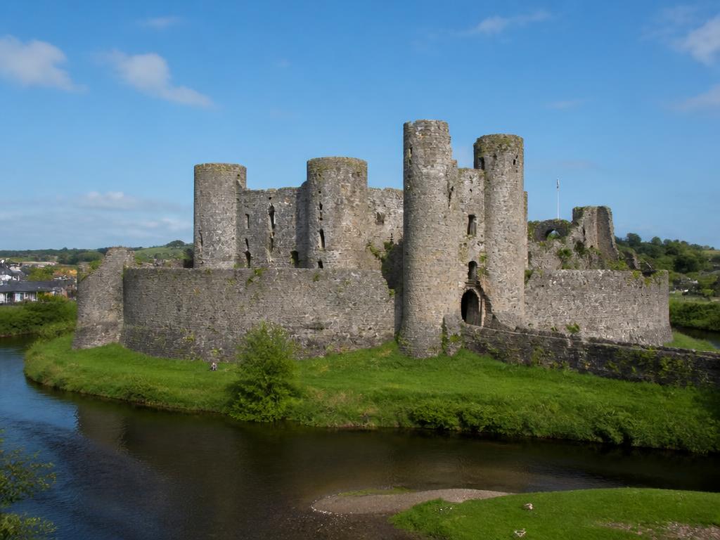 Kidwelly Castle, Carmarthenshire, Wales