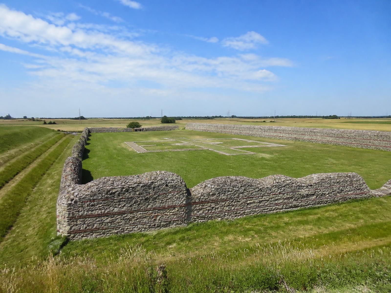 Richborough Roman Fort, Kent, England