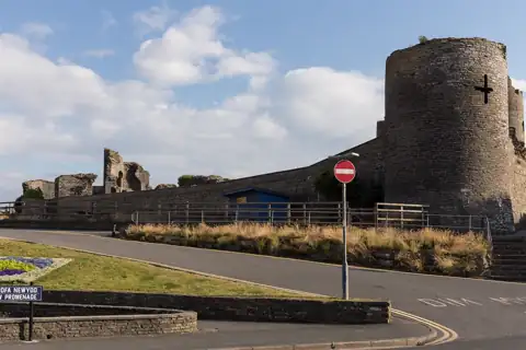 Aberystwyth Castle, Ceredigion, Wales